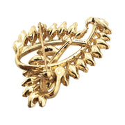 Vintage Trifari Goldtone Rhinestone Brooch - C.1960s