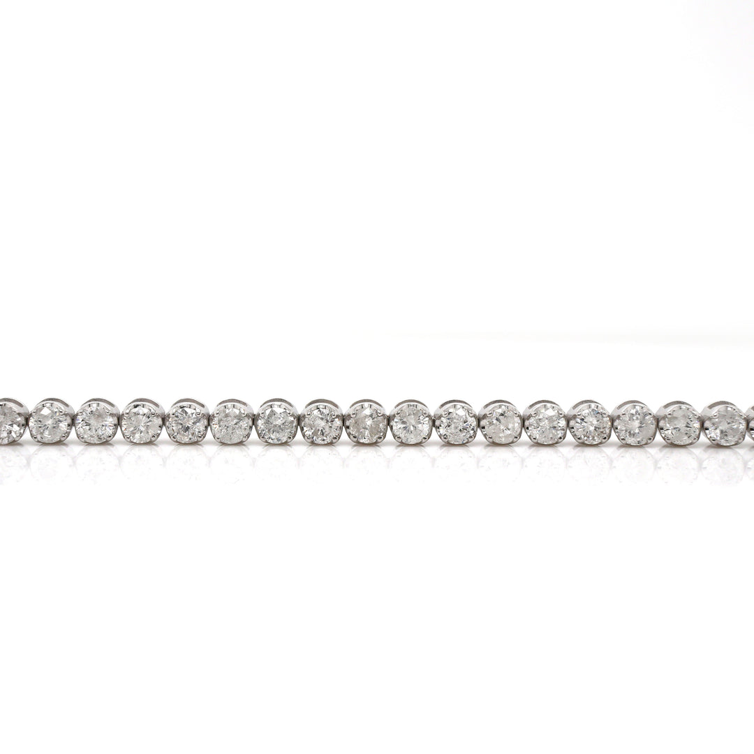 18CT White Gold 5.00CT Diamond Tennis Bracelet