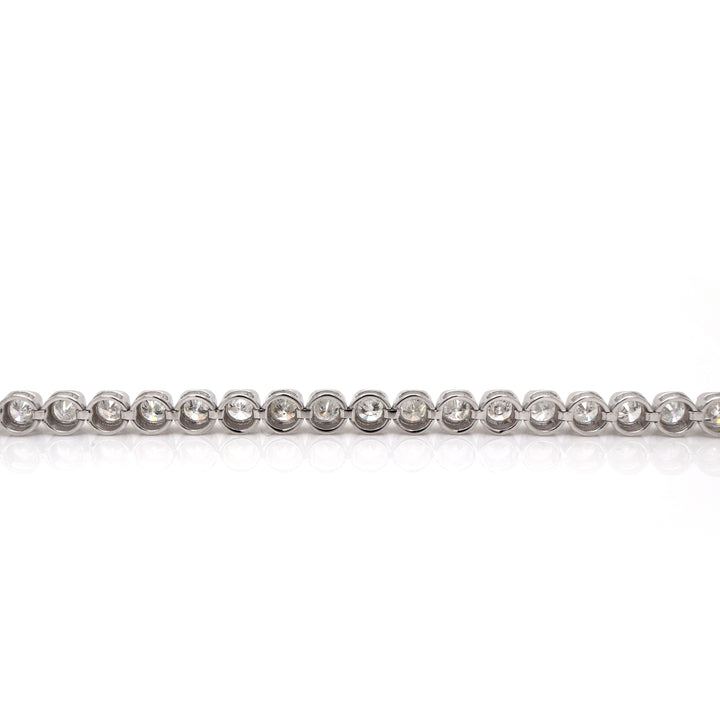 18CT White Gold 5.00CT Diamond Tennis Bracelet
