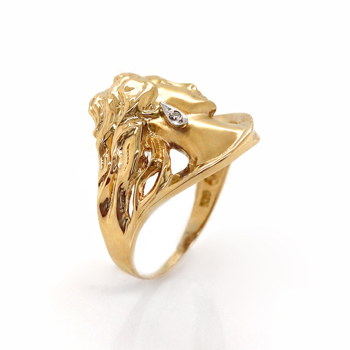 18CT Yellow Gold Maiden Diamond Ring