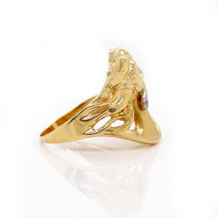 18CT Yellow Gold Maiden Diamond Ring
