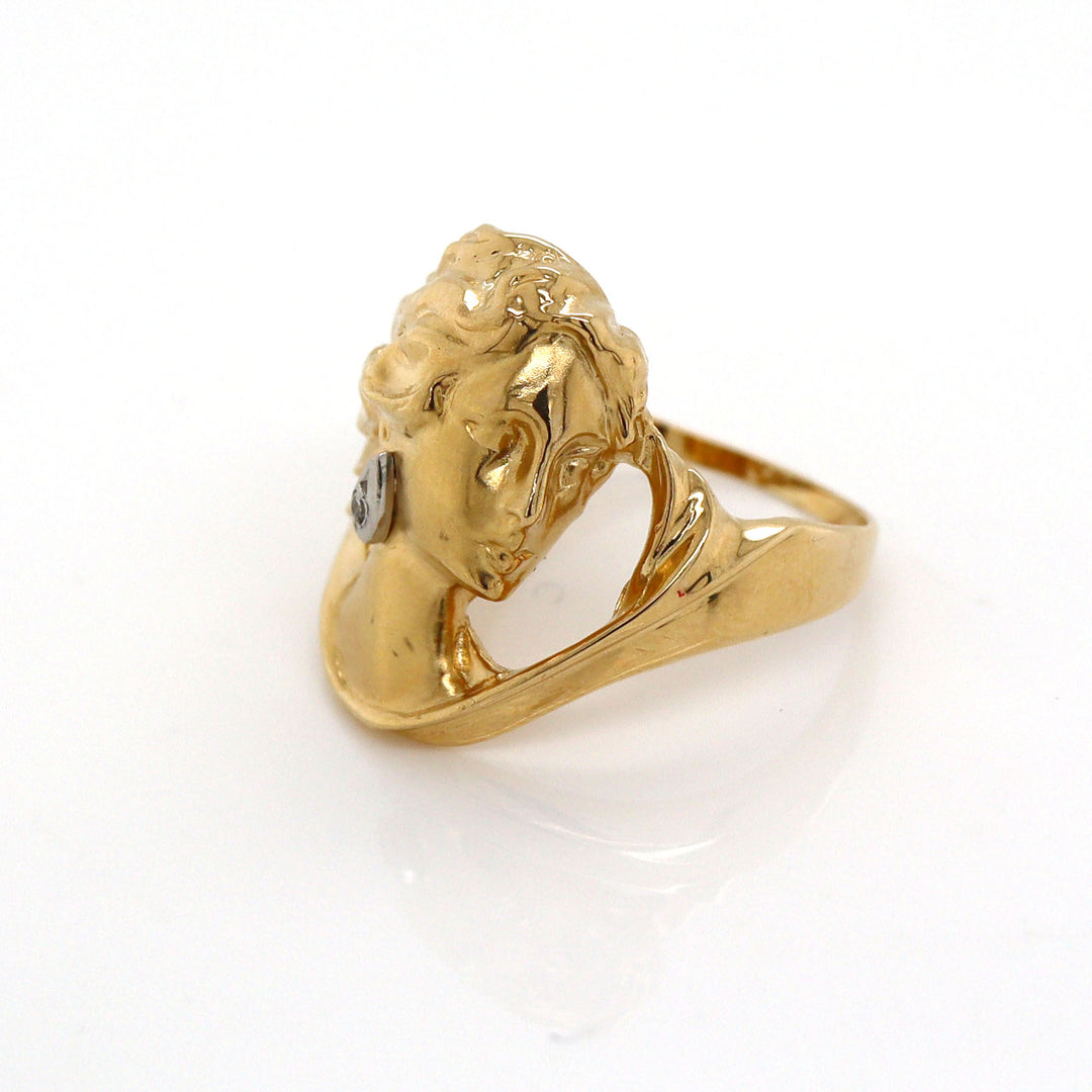 18CT Yellow Gold Maiden Diamond Ring