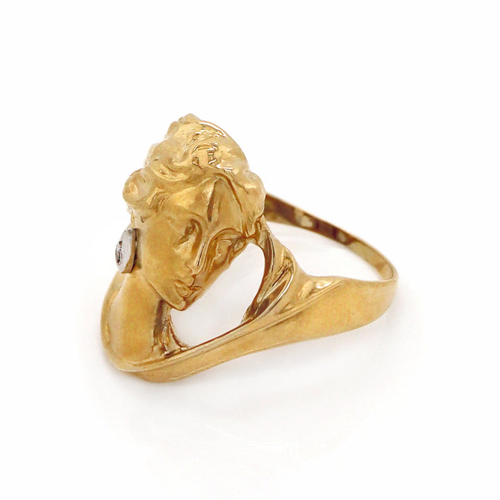 18CT Yellow Gold Maiden Diamond Ring