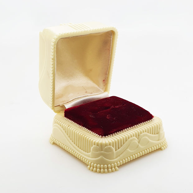 Vintage Bakelite Ring Box