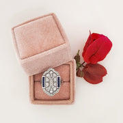 Soft Pink Ring Box - Antique Vintage Inspired