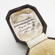 Antique Edwardian Ring Box - Commander Goldsmith & Watchmaker