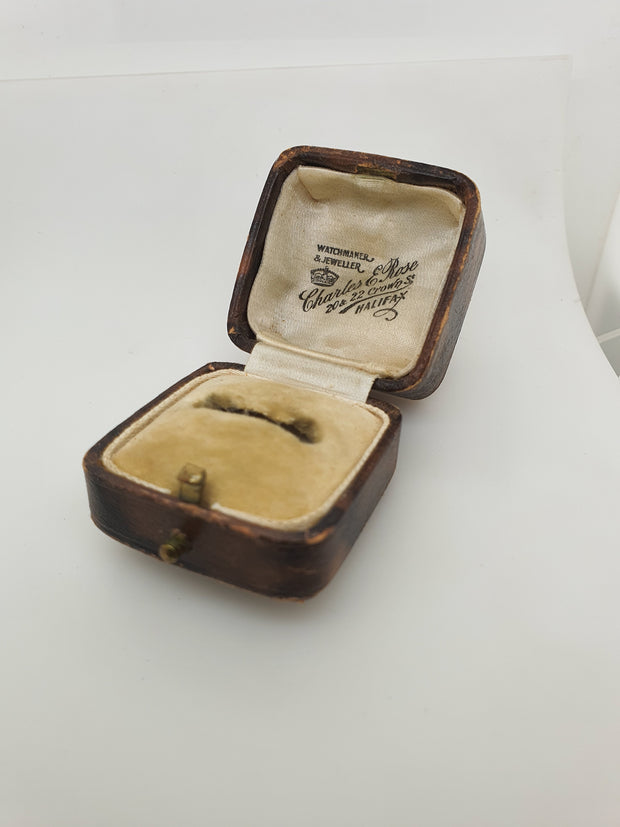 Antique Edwardian Ring Box - Charles & Rose